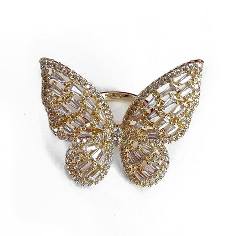 Gold Butterfly Ring
